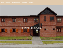 Tablet Screenshot of hoteldanes.com.ar